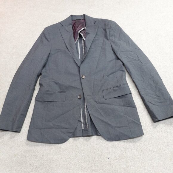 Jack Victor Sport Coat 36R Gray Unstructured Super 110's 18 Micron Wool